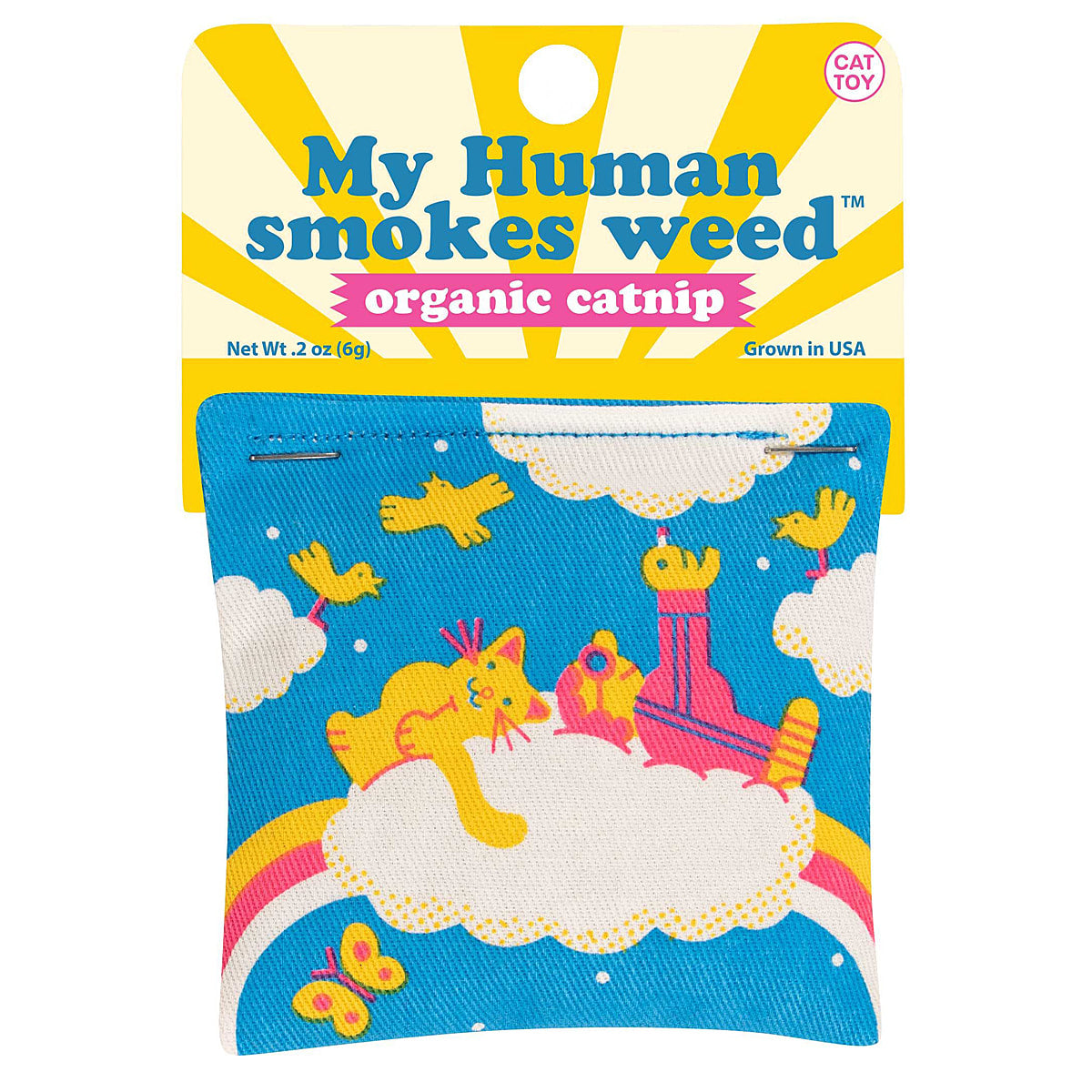 My Human Smokes Weed. Organic Catnip by Blue Q