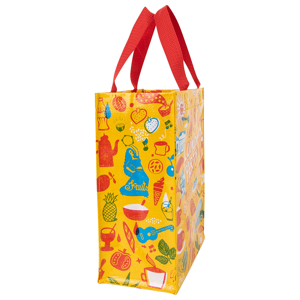 Lunch Party - Blue Q Handy Tote   10x8.5x4.5   Reusable Lunch Bag