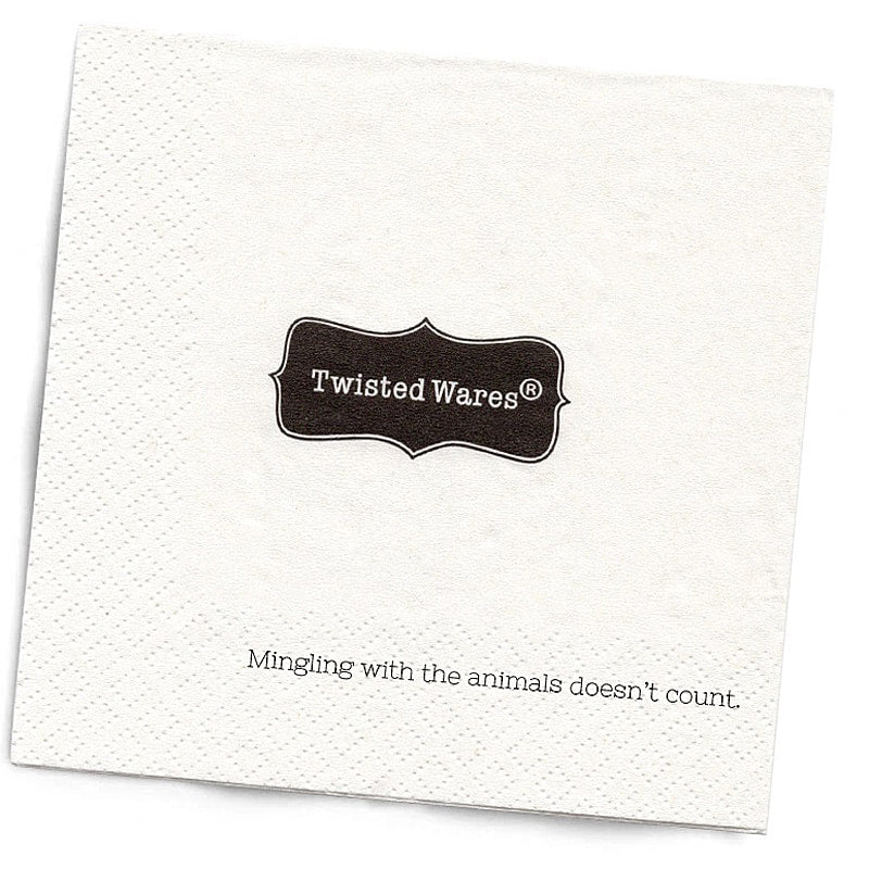Mingle Cocktail Napkins by Twisted Wares