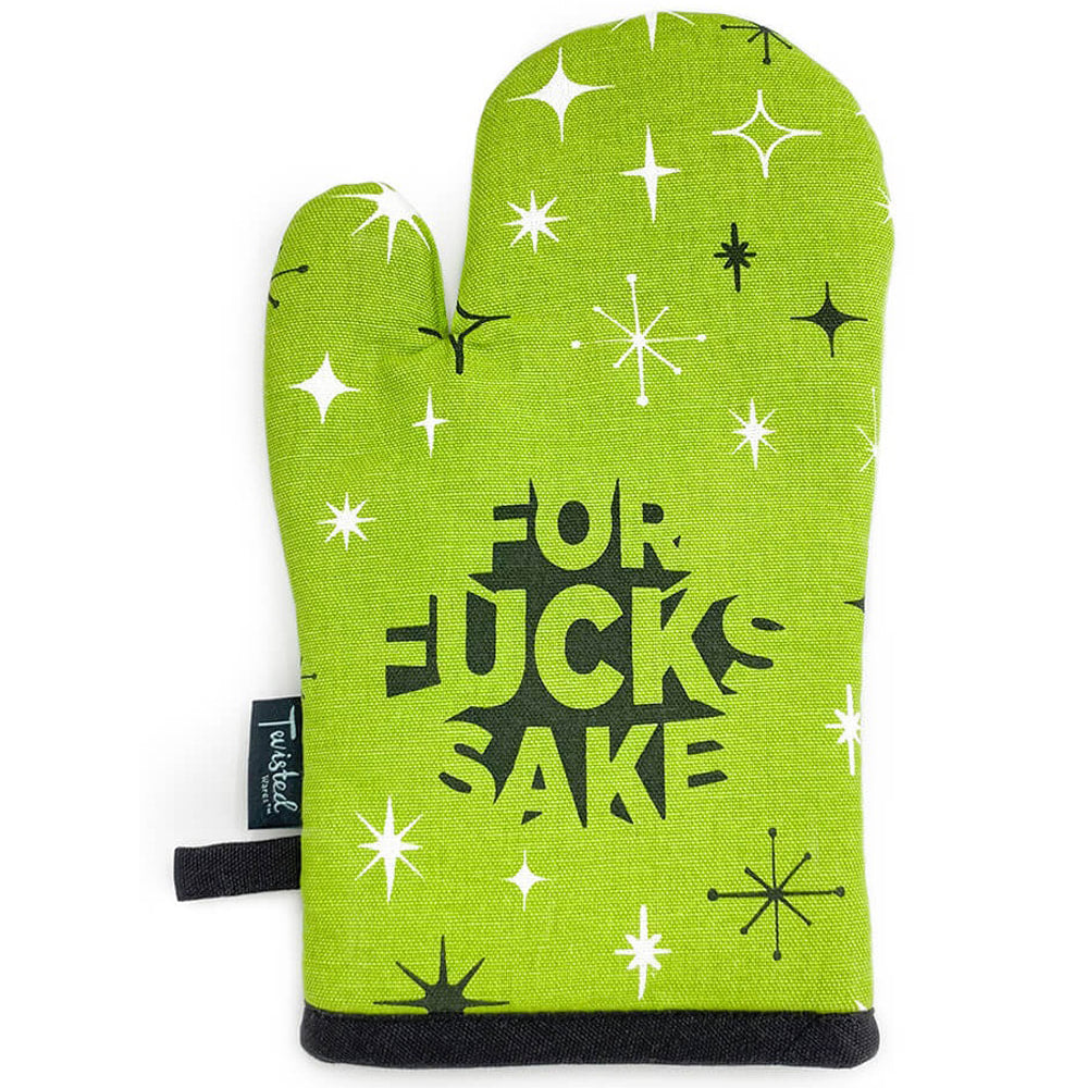 For Fucks Sake oven mitt by Twisted Wares