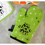 For Fucks Sake oven mitt by Twisted Wares