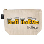 Not Today Feelings toiletries bag - canvas and lined Twisted Wares Bitch Bag