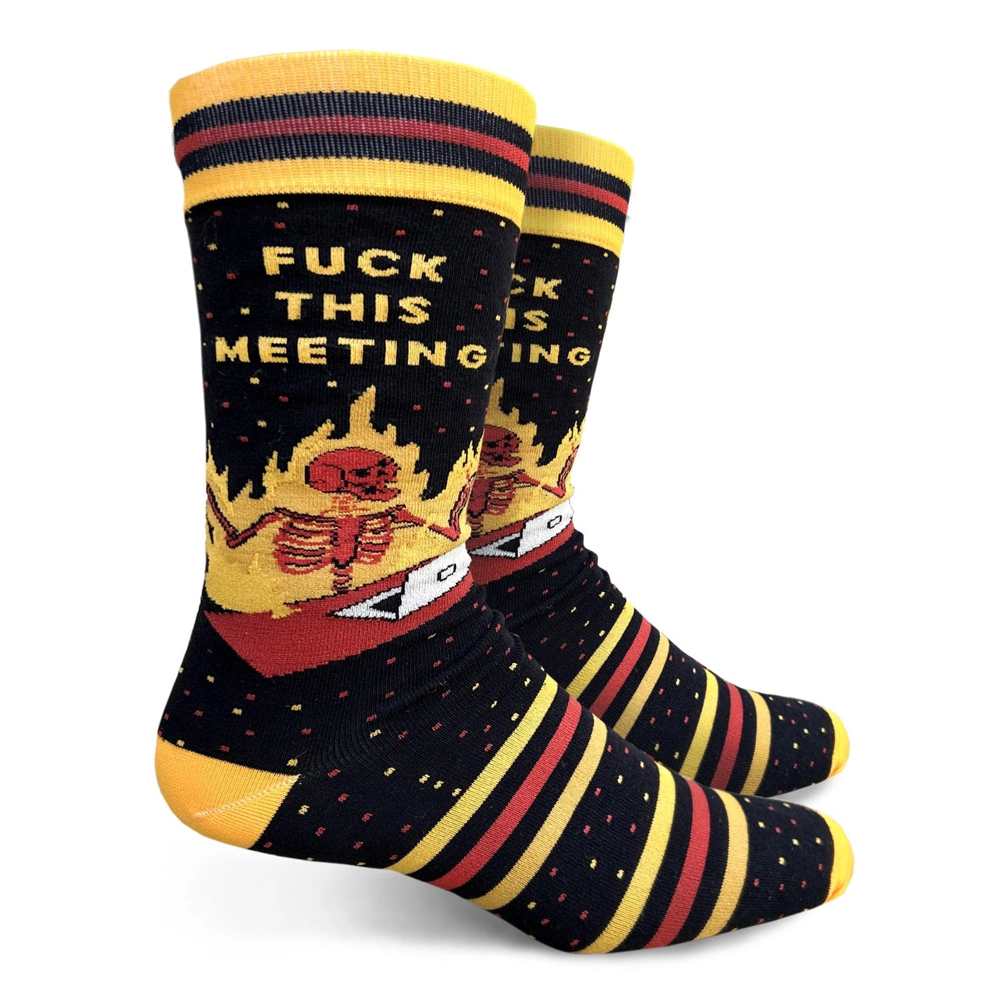 Fuck this Meeting - MEN's Crew Sock - BB