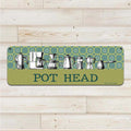 Pot Head - Aluminum Wall Sign Art - AA