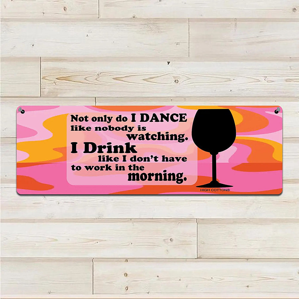 Dance Work - Aluminum Wall Sign Art - AA