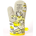 Droppin' a New Recipe Blue Q Cotton Oven Mitts