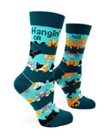 Hangin on till Friday - Women's Combed Cotton Crew Socks