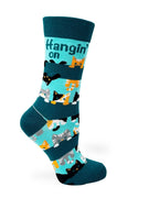 Hangin on till Friday - Women's Combed Cotton Crew Socks
