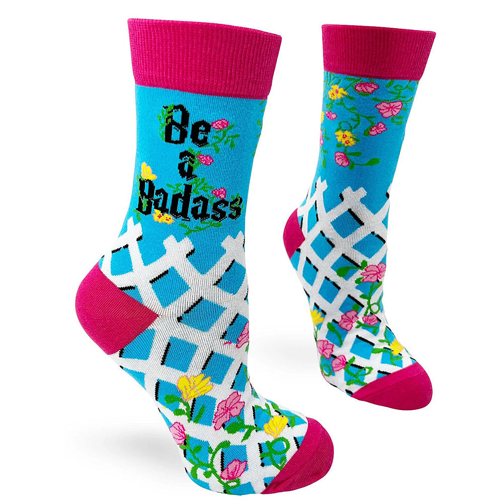Badass - Women's Combed Cotton Crew Socks