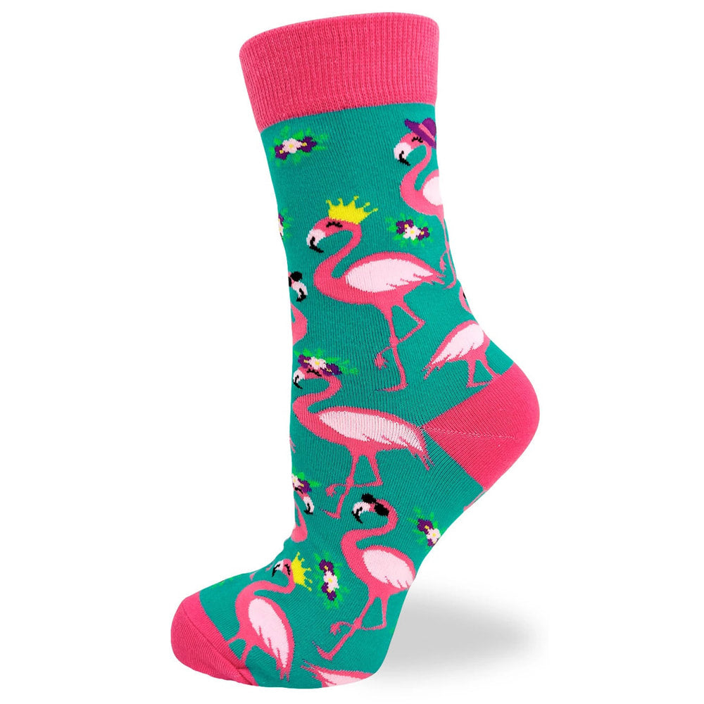 Don't Give a Flock - Women's Combed Cotton Crew Socks