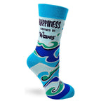 Happiness - Women's Combed Cotton Crew Socks