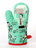Pizza's Here Blue Q Cotton Oven Mitts