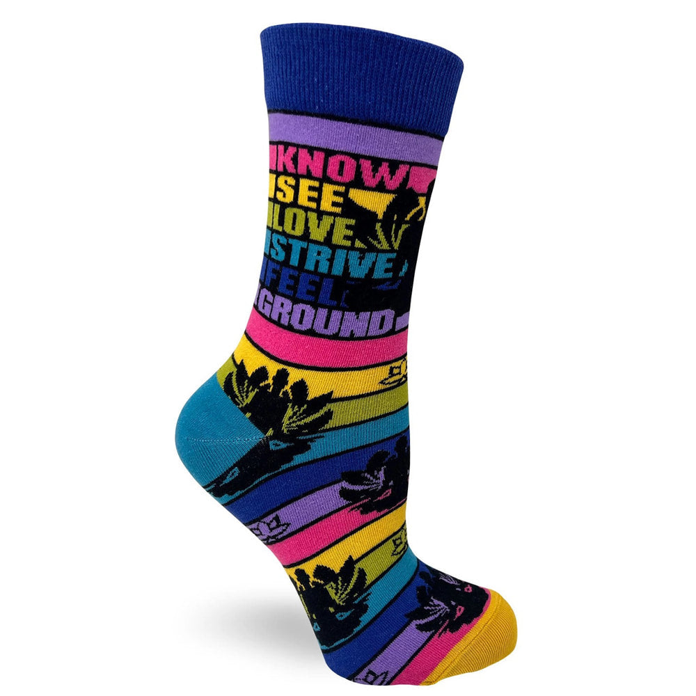 Zen Yoga - Women's Combed Cotton Crew Socks