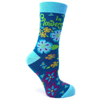 The World Laughs Women's Combed Cotton Crew Socks