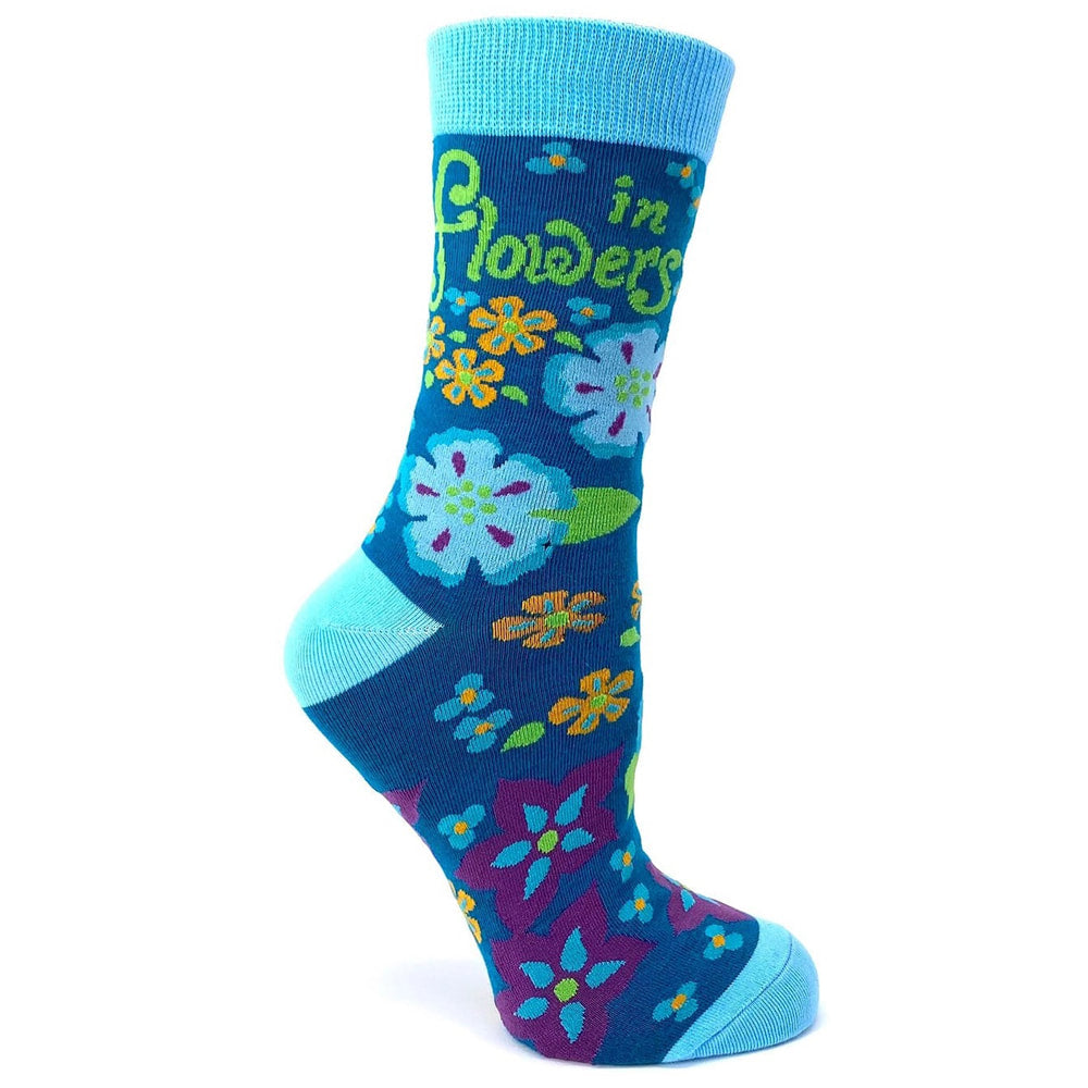 The World Laughs Women's Combed Cotton Crew Socks