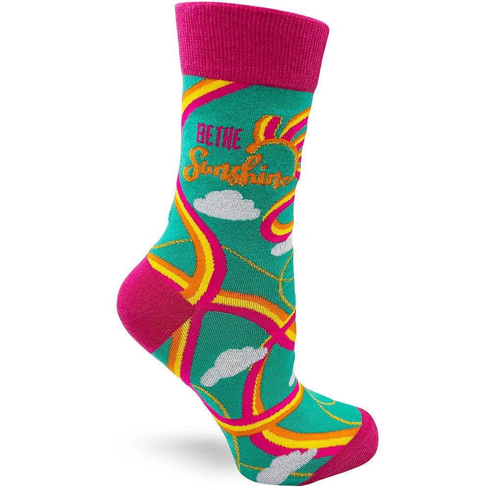 Be the Sunshine Women's Combed Cotton Crew Socks