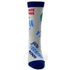 Climate Change is Real Women's Combed Cotton Crew Socks