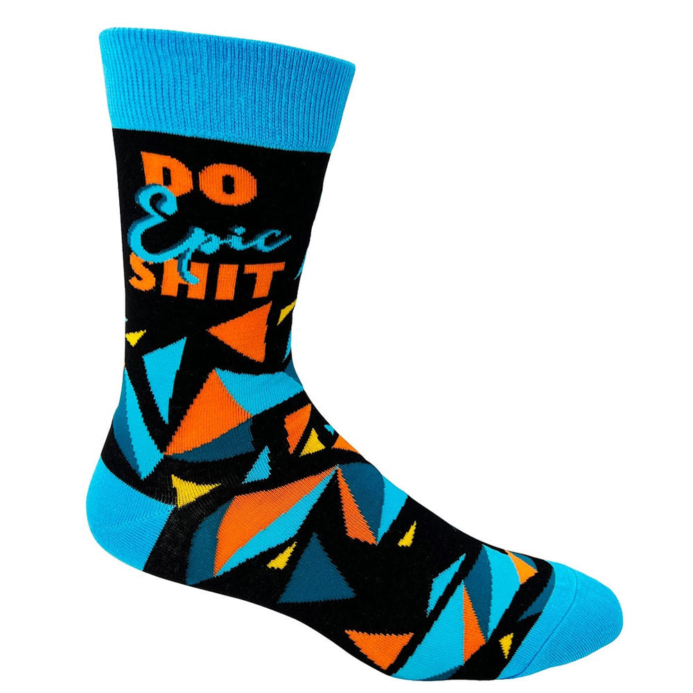Do Epic Shit Men's Crew Sock by FabDaz