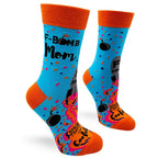 F-Bomb Mom Women's Combed Cotton Crew Socks by FabDaz