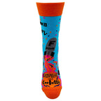 F-Bomb Mom Women's Combed Cotton Crew Socks by FabDaz