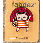 "I Do What I Want" Cat Soft Enamel Pins