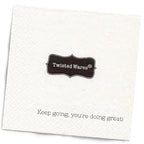 Please Pretend Cocktail Napkin by Twisted Wares
