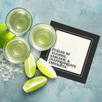 Fueled by Alcohol Cocktail Napkin by Twisted Wares