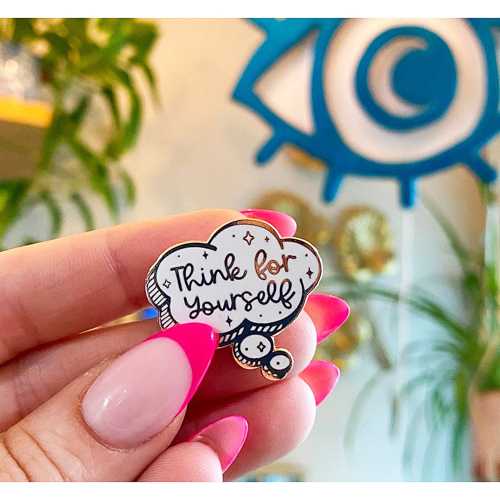 Think For Yourself - Enamel Pin - OO
