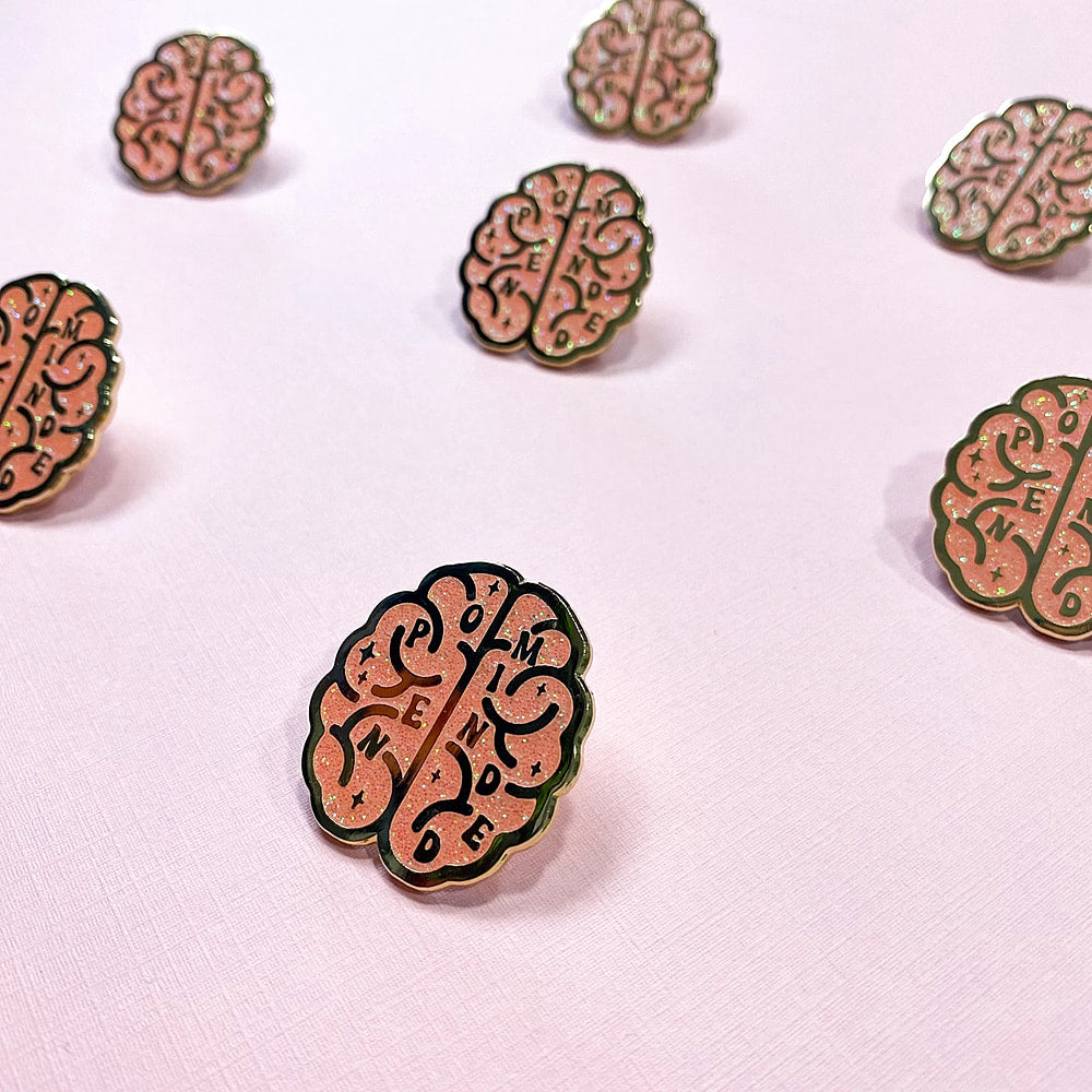 open minded - Enamel Pin - OO