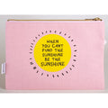 Be The Sunshine CANVAS POUCH - GG