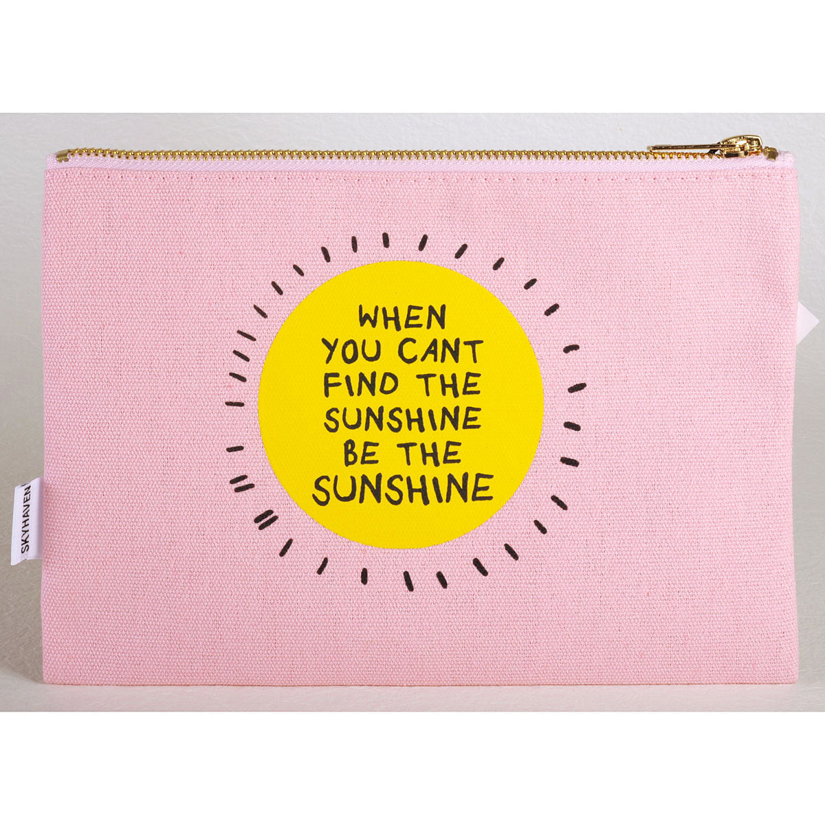 Be The Sunshine CANVAS POUCH - GG