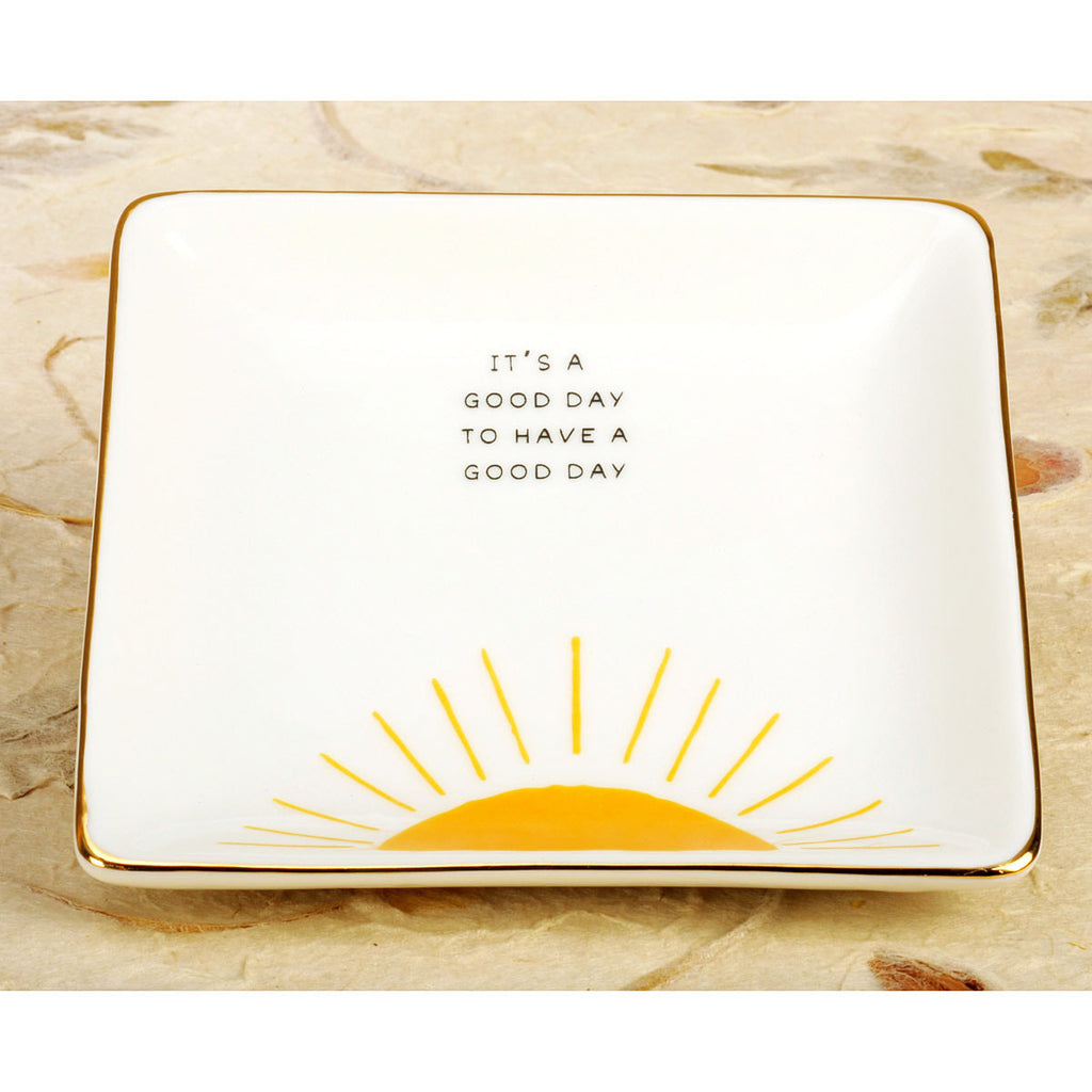 It's a Good Day - ceramic trinket dish - GG