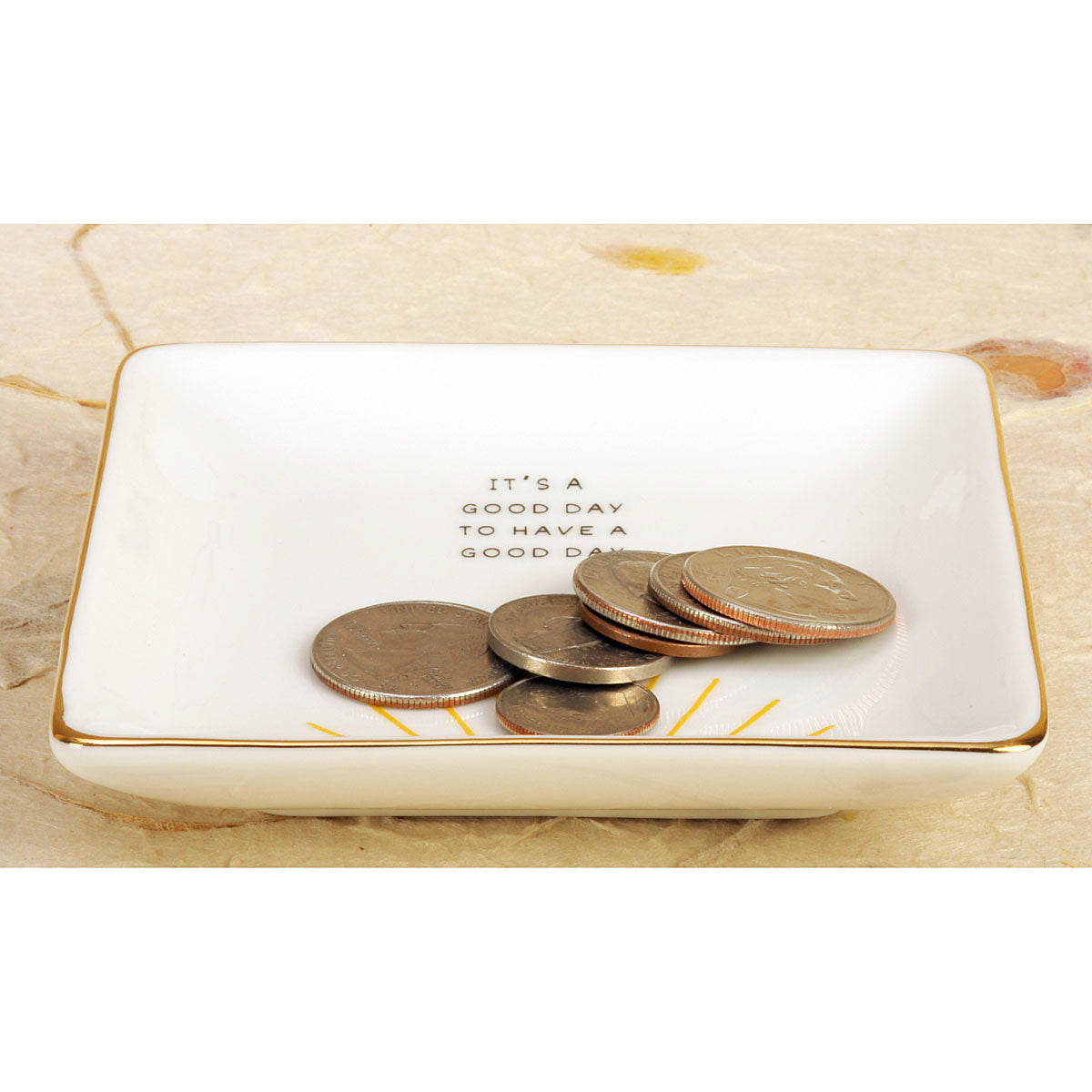 It's a Good Day - ceramic trinket dish - GG