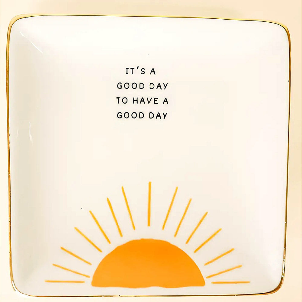It's a Good Day - ceramic trinket dish - GG