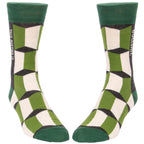 Blue Q Men's Crew Sock -This Meeting is Bullshit