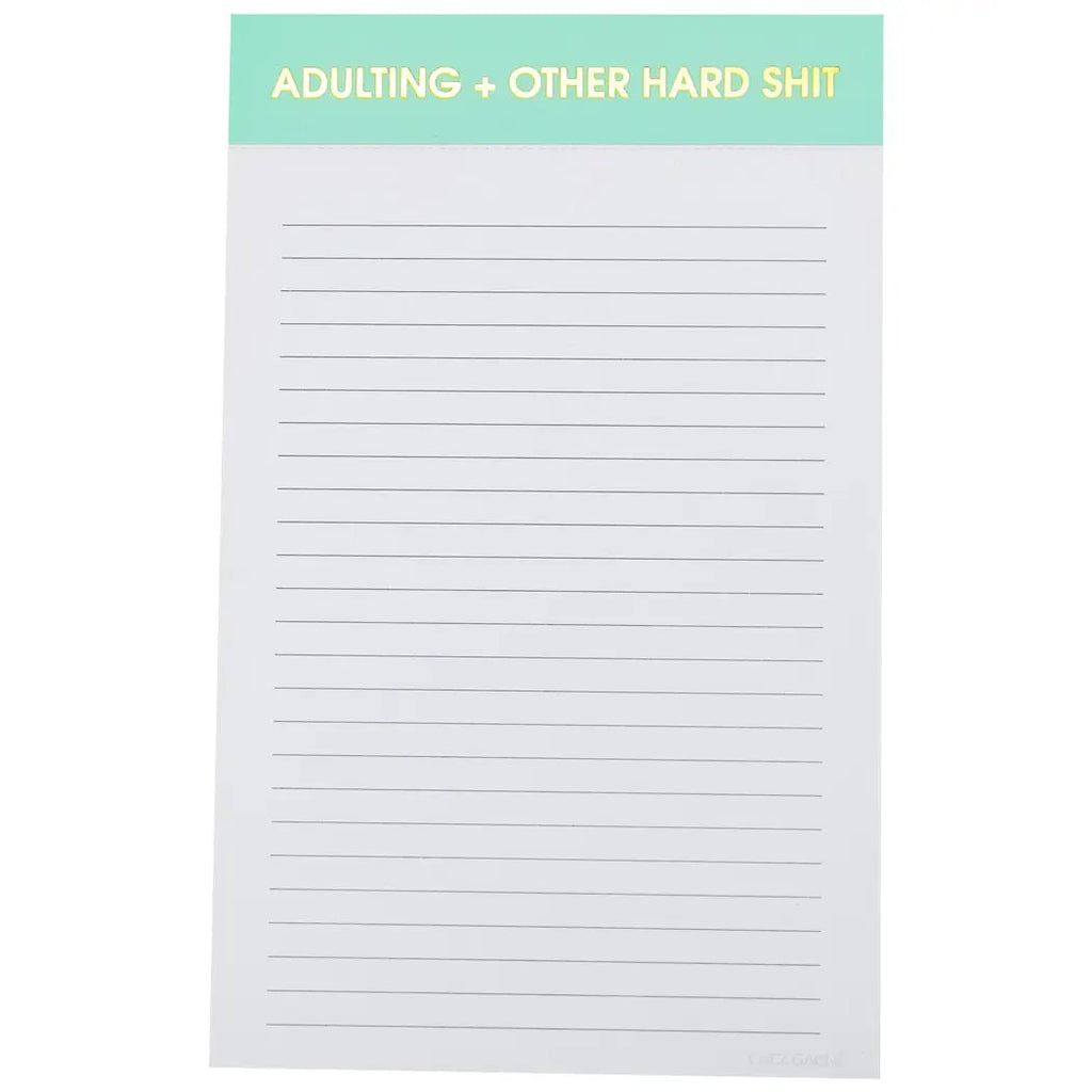 Adulting Lined Notepad - HH