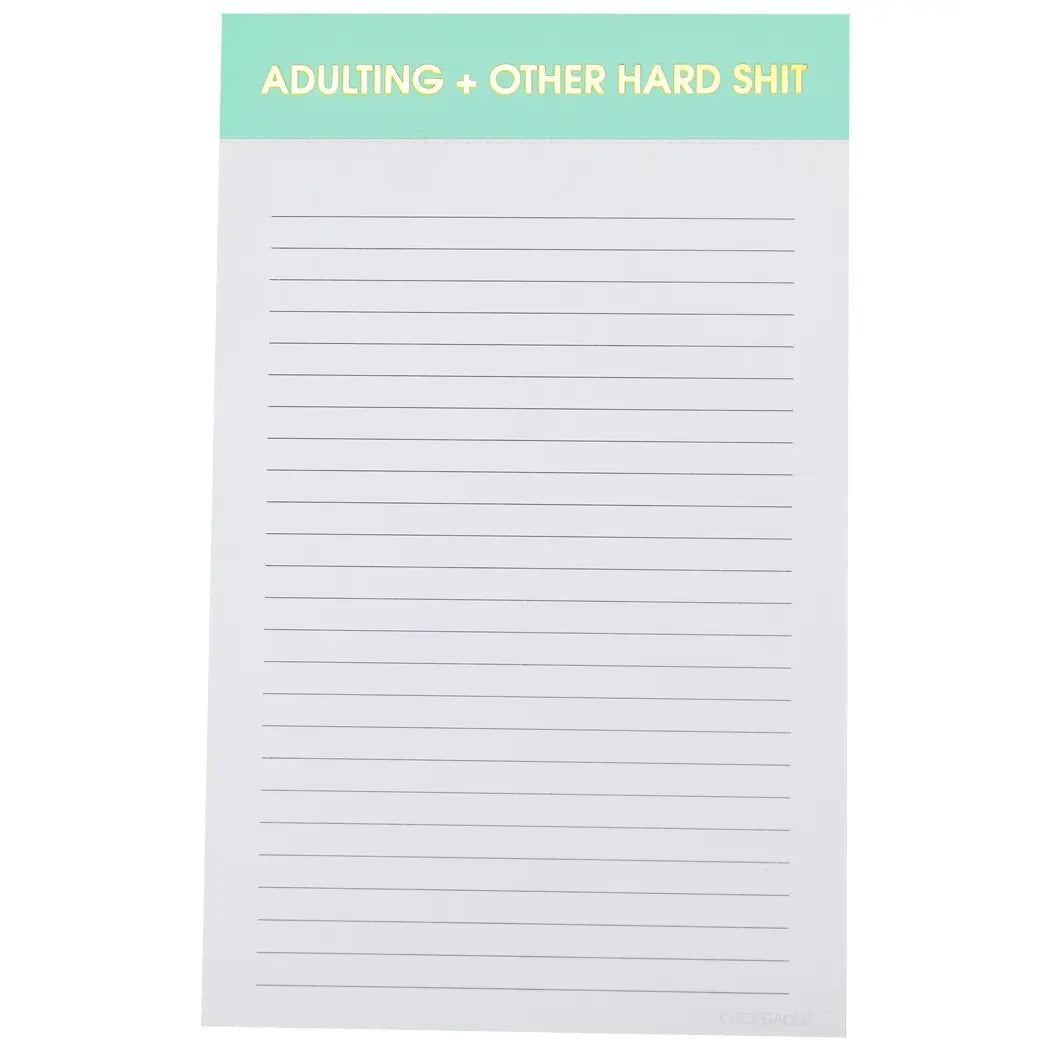 Adulting Lined Notepad - HH