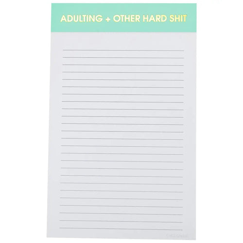 Adulting Lined Notepad - HH