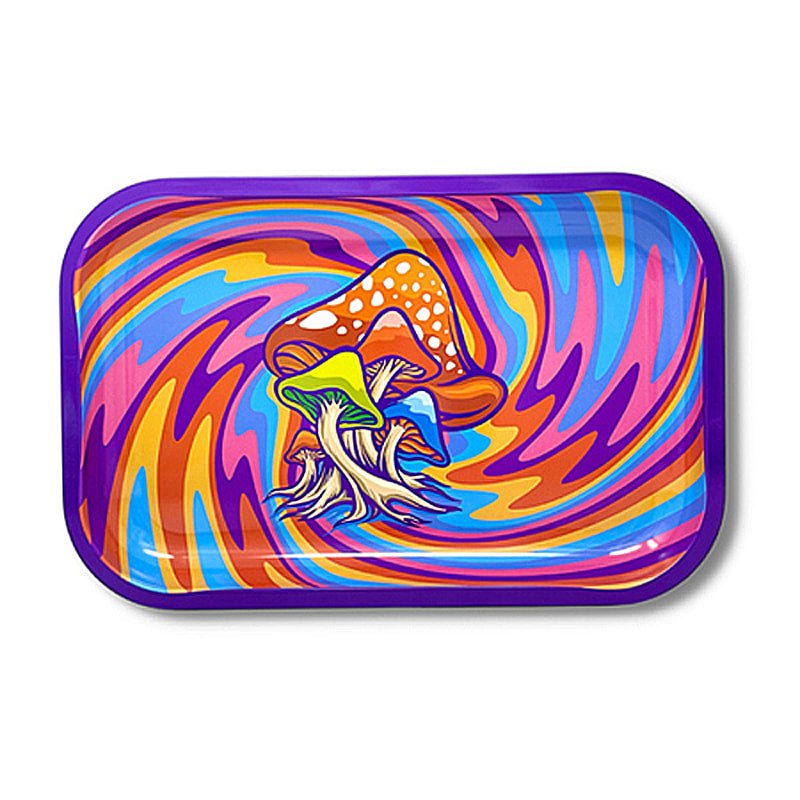 Fantasy Gifts Rainbow Swirl- Large Rolling Tray - JJ