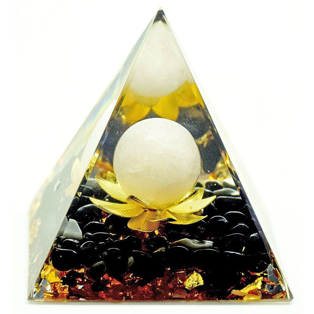 Fantasy Gifts Lotus Flower Orgonite Pyramid - JJ