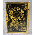 5 x 7 inch Sunflower Leather Embossed Journal - Fantasy Gifts JJ