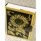 5 x 7 inch Sunflower Leather Embossed Journal - Fantasy Gifts JJ