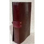 7x10 Semi Precious Chakra Stones, Leather Embossed Journal - Fantasy Gifts JJ
