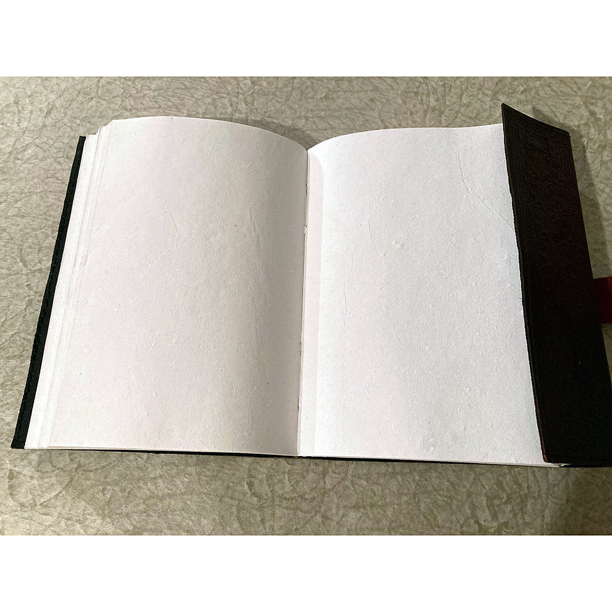 7x10 Semi Precious Chakra Stones, Leather Embossed Journal - Fantasy Gifts JJ