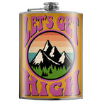 Let's Get High lead free flask by Lucky Jack fka Trixie and Milo