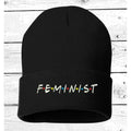 Black FEMINIST Unisex Beanie - LL
