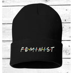 Black FEMINIST Unisex Beanie - LL