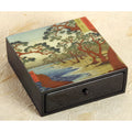 Japanese Trees Boutique Wood Box - DD