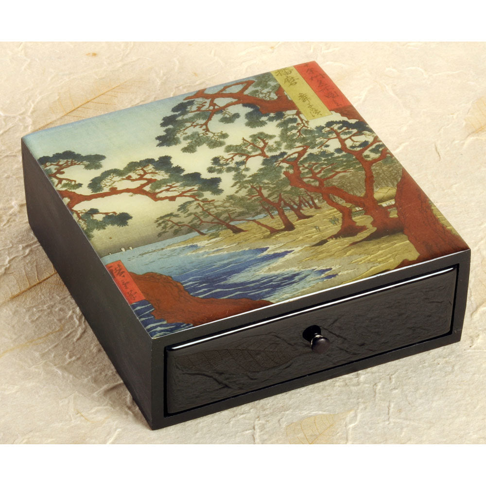 Japanese Trees Boutique Wood Box - DD