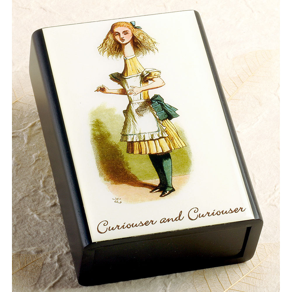 Curiouser 4" Wooden Slide Match Box - DD